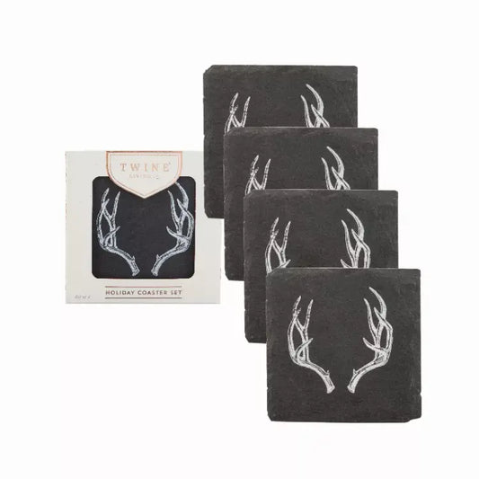 Antler Slate Coasters