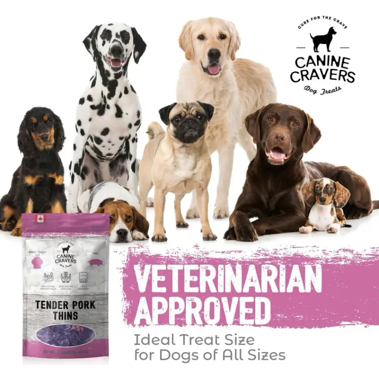 Tender Pork Thins Dog Treat